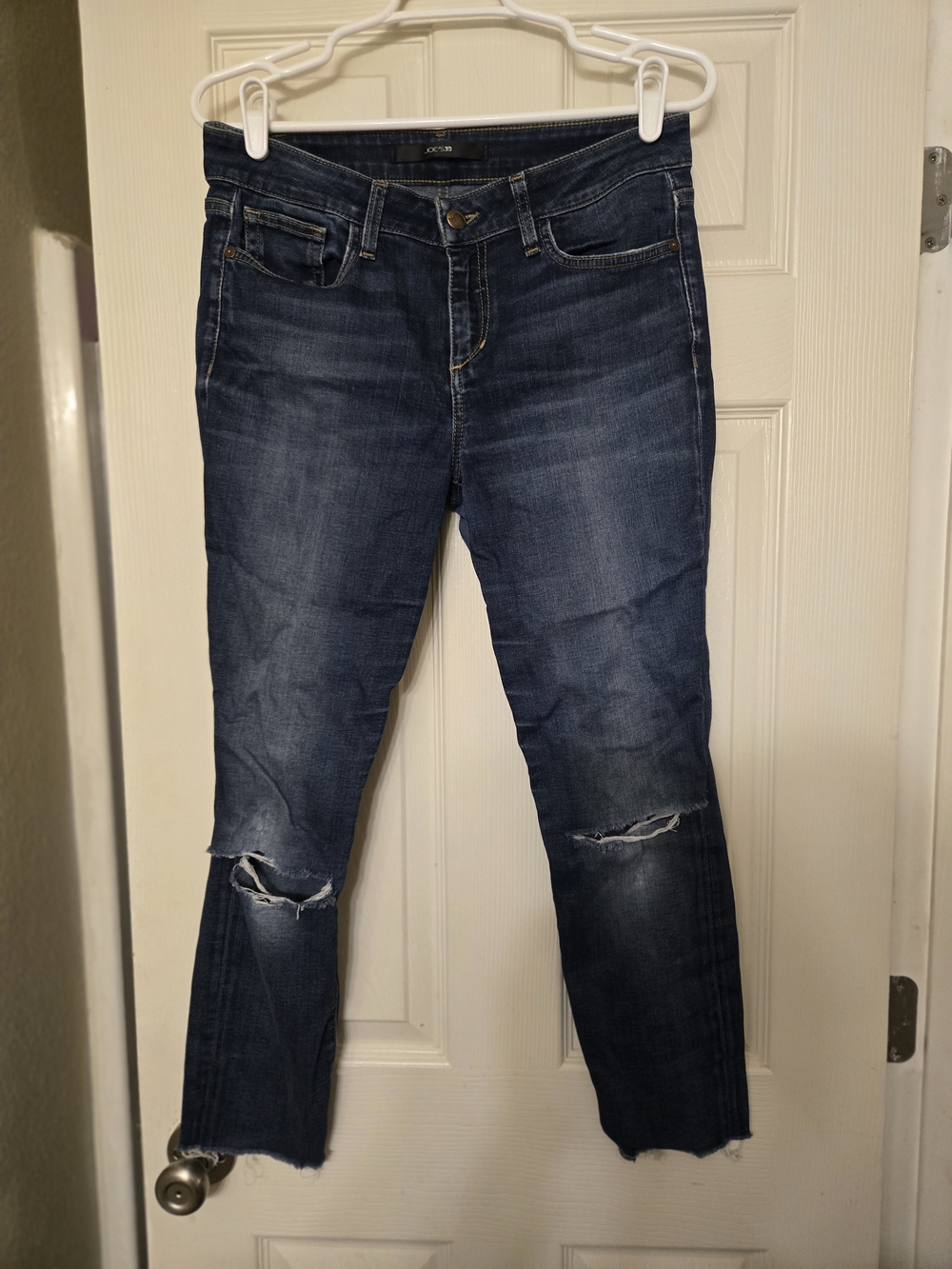 Joe's Dark Blue Distressed Women's Jeans